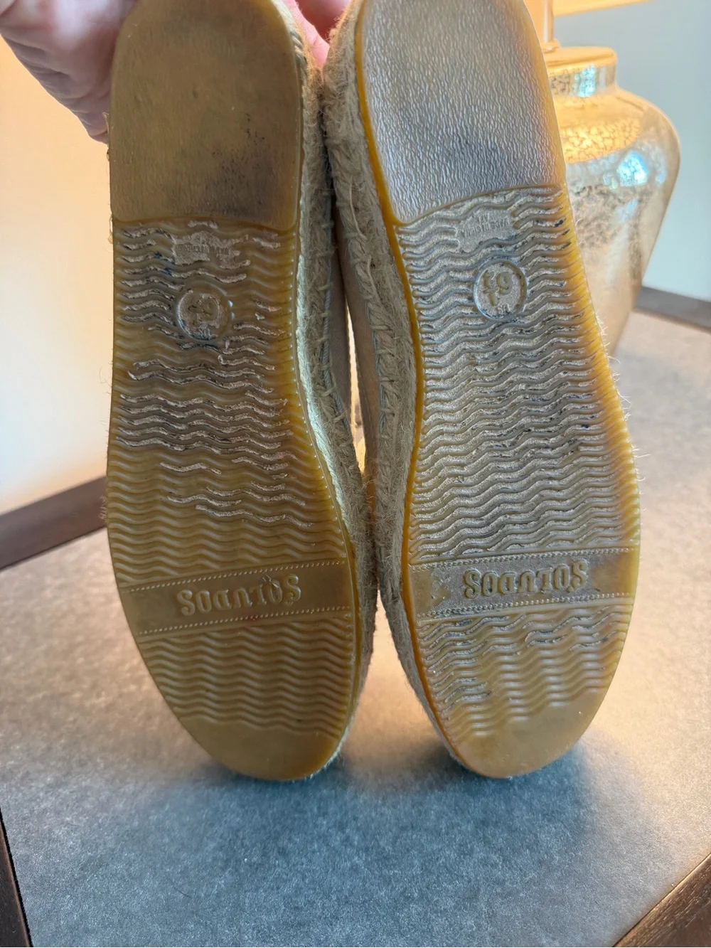 Soludos Light Blue Embroidered Rose Espadrilles